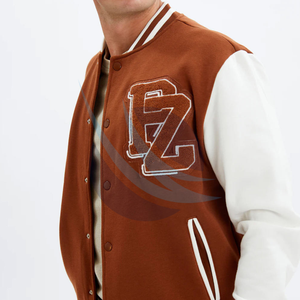 Veste universitaire pour homme, veste de baseball personnalisée en laine et cuir, veste vintage surdimensionnée, streetwear pour l'hiver et la mode - Product Image 5