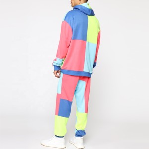 Calidad calumniosa 100% algodón francés Terry Hoodie hombres de gran tamaño Boxy Fit chándal sudadera en blanco y pantalones de chándal conjunto - Product Image 5