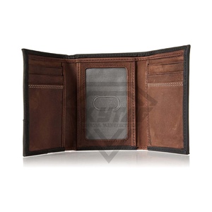 กระเป๋าสตางค์หนังสำหรับผู้ชายคุณภาพระดับพรีเมี่ยมให้ผลกระทบสูงมีคุณสมบัติการออกแบบที่กำหนดเองได้ราคาที่ดีที่สุดแบบเปิดโล่งกระเป๋าสตางค์ขายดี - Product Image 6