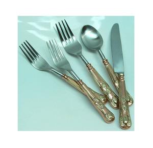 Tendance Métal Couverts Ensemble Hôtel Cuillère Fourchette Couverts De Mariage Couverts De Haute Qualité En Acier Inoxydable De Noël De Luxe Couverts - Product Image 5