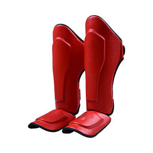 Protège-tibia Shinpad en cuir le plus vendu pour la boxe BJJ MMA Muay Thai Training MMA Type de gants - Product Image 3