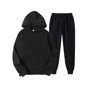 Jersey de invierno de peso pesado unisex, conjuntos de Sudadera con capucha, ropa deportiva de alta calidad con pantalones de chándal, chándal de invierno personalizable OEM para hombre - Product Image 6