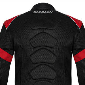 Veste d'équitation en maille respirante coupe-vent d'hiver et d'été de moto de haute qualité avec équipement de protection CE pour motard - Product Image 5