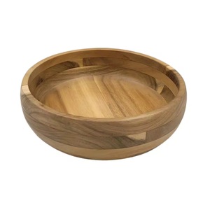 ชามเสิร์ฟตกแต่งลายไม้ธรรมชาติแบบคลาสสิก ใช้แล้วทิ้ง เป็นมิตรกับสิ่งแวดล้อม ทำด้วยมือ ปลอดภัยสำหรับเครื่องล้างจาน ปรับแต่งสีและโลโก้ได้ - Product Image 1