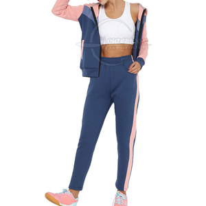Survêtement Femme 65% Coton 35% Polyester Surdimensionné Coupe Décontractée Survêtement Femme Logo de Marque Personnalisé - Product Image 4