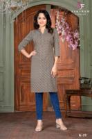 Boutique indienne Premium Quality Dernières exclusives dernières Kurti imprimées pour les filles Daily Office Regular Wear Suits Casual Wear