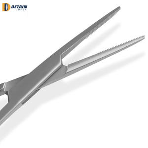 Juego de hemostatos rectos duraderos de 4 piezas, puntas de acero inoxidable, mandíbulas dentadas, pinzas hemostáticas, Kit Sutur, instrumento médico - Product Image 4