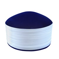 Gorra Shaami islámica al por mayor SH-007 logotipo personalizado musulmán Kufi, Imamah Koofi, sombrero de imán turco, turbante de oración para hombre Namza Topi