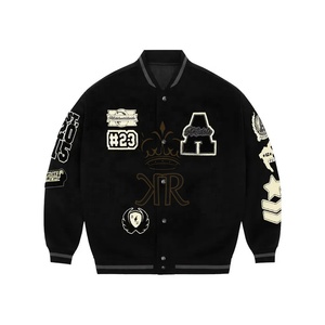 Hip Hop Varsity <b>Jacket</b> <b>Men</b> High Street Patchwork Color Block Windbreaker Coats Women Spring Autumn Thin Fashion <b>Jackets</b> - Product Image 4