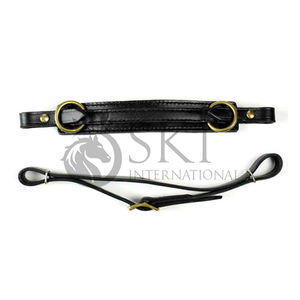 Personnalisable en cuir véritable noir marron élégant réglable Cavemore Bitless Horse Bit boucles rembourrées produit équestre en acier - Product Image 3