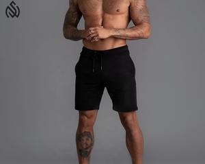 Summer 2025 New Solid Color Custom Joggers Fleece Casual Sports Drawstring Street Wear <b>Short</b> Fleece <b>Shorts</b> <b>Men</b> - Product Image 1