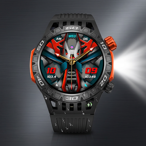 Montre connectée sportive HT22, écran IPS de 1,46 pouce, appels Bluetooth, boussole, suivi de la forme physique en plein air, hommes femmes, étanche - Product Image 2