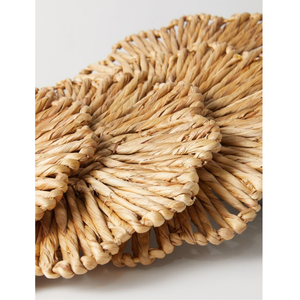 Platos de Servir Redondos de Jacinto de Agua Tejidos a Mano, Ecológicos, Naturales, Modernos, para Regalos Empresariales - Product Image 6