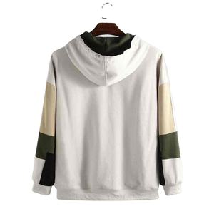 Hombres Pullover Hoodie Casual Streetwear Sudadera Antiarrugas Calidad Premium ODM Logotipo personalizado Color Venta al por mayor Venta caliente Diseño - Product Image 2