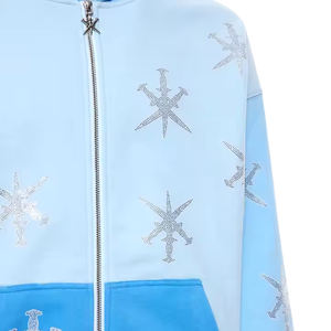 เสื้อมีฮู้ดแบบสวมหัวผ้าขนแกะโอเวอร์ไซส์ผ้าฝ้าย100% วินเทจสำหรับผู้ชายฤดูหนาวลายกรดซักได้กำหนดโลโก้กระเป๋าแบบธรรมดาย้อมสี - Product Image 6