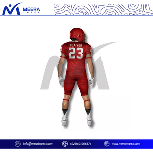 ชุดเครื่องแบบอเมริกันฟุตบอลแบบแห้งเร็วชุดเสื้อเจอร์ซี่พร้อมแขนสั้นสำหรับทีมฝึกซ้อม - Product Image 4