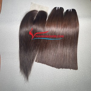 Meilleur produit 100% Extensions de cheveux Remy vietnamiens vierges crus Cheveux de trame droits personnalisés couleur du Vietnam - Product Image 5