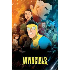 Invincible Anime <b>Poster</b> with Iconic Characters - Product Image 2