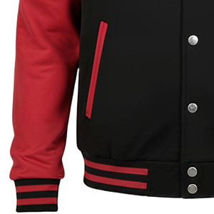 2025 High Quality Chenille Embroidery Custom Printing Logo Men College Baseball Bomber Letterman Leather Varsity <b>Jacket</b> For Men - Product Image 3