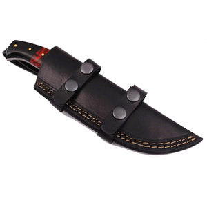 Cuchillo Skinner Multifuncional Burraq OEM Hecho a Mano con Acero de Damasco de 9 Pulgadas y 2mm de Grosor, Mango de Resina y Funda de Cuero - Product Image 5