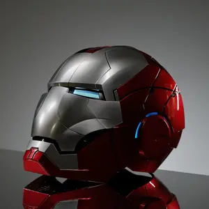 Casque de robot intelligent intégral Iron Man avec commande vocale et masque LED pour enfants et adultes – Vente en gros - Product Image 1