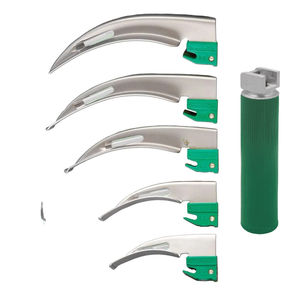 Set de Laringoscopio Macintosh de Acero Inoxidable Fabricado en Fábrica, 4 Hojas, Fibra Óptica, Instrumento de Examen Diagnóstico Quirúrgico Manual - Product Image 4