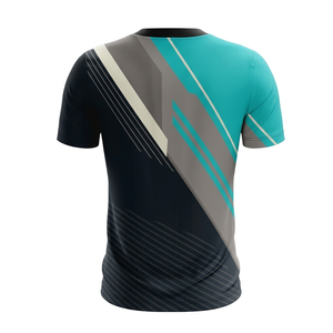 Camiseta Deportiva Personalizada para Hombre, para Correr, Fútbol, Entrenamiento, Manga Corta, Secado Rápido, Transpirable, Ecológica, con Estampado, 100% Poliéster - Product Image 3
