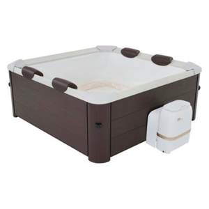 Jacuzzi Rígido TRIBECA Mspa (160x160x65cm) con Capacidad para 6 Personas en Color Nogal Oscuro Modelo F TR062W - Product Image 1