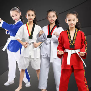 Uniformes de Karate de Algodón Unisex al por Mayor, Uniformes de Taekwondo de Alta Calidad para Hombres y Mujeres, Ropa de Artes Marciales con Logotipo Personalizado, Tela de 400g - Product Image 5