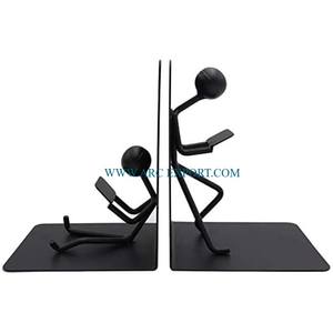 Serre-livres de table en métal argenté de qualité supérieure décoratifs uniques nouveau style classique créatif nouveau look serre-livres de salon - Product Image 3