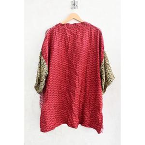 Kimono de seda transpirable hasta la rodilla para mujer, talla grande, con patchwork, suave, para descansar y dormir - Product Image 4