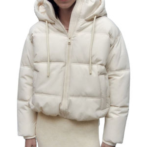 Puffer Jacket Puffer Coat Custom <b>Women</b> Winter Outer Wear Padded Long Plain Quilted Jacket Warmth and Comfort During Cold <b>Weather</b> - Product Image 1