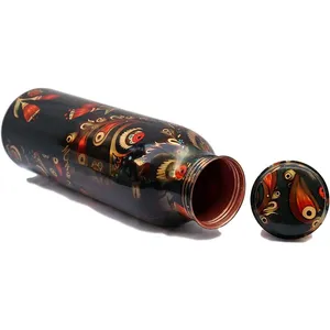 Custom Logo Printed 500ml Classic Copper <b>Water</b> Bottle Multicolour Design High <b>Thermal</b> Insulation Lid Direct Auspiciously Healthy - Product Image 4