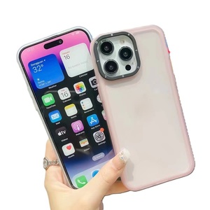Custodie personalizzate 2-Tone antiurto <span class=keywords><strong>Cover</strong></span> cellulare per ragazze per iPhone 16 15 Plus Pro Max per iPhone 15 pittura unica - Product Image 1