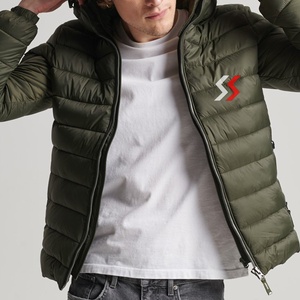 Custom Embroidered <b>Padded</b> Men Winter Puffer <b>Jacket</b> Oem Puffer <b>Jacket</b> High Quality Customized Plus Size Puffer Bubble 2025 - Product Image 2