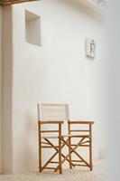 Fabricant du Vietnam chaise pliante en bambou avec tissu salle à manger jardin mobilier d'extérieur pour la location d'événements de noce