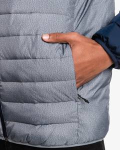 Chaqueta de mezclilla personalizable de talla grande para hombre, cuello levantado, nueva moda, prendas de vestir exteriores, servicio de suministro OEM, Material de poliéster hecho - Product Image 6