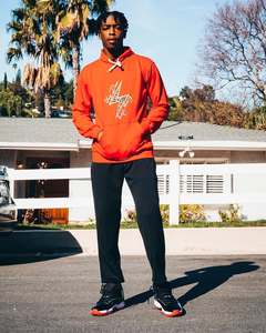 Autumn Winter Heavyweight <b>Pullover</b> Hooded Sweatshirt <b>Men</b> Solid Color Streetwear Hoodie - Product Image 1