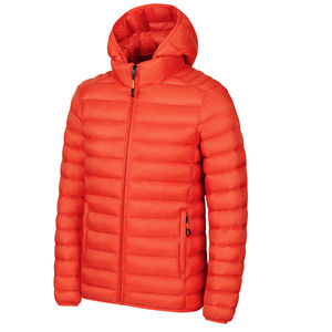 Abrigo acolchado con capucha y bolsillo con cremallera cálido para exteriores de calidad con logotipo personalizado, chaquetas acolchadas de invierno para hombres 2026 - Product Image 4