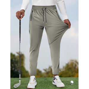 ชุดกอล์ฟผู้ชายกางเกงยืด30 "/32" กางเกงใส่สบายสำหรับใส่ทำงานธุรกิจกางเกงสแล็คแห้งเร็วน้ำหนักเบากลางแจ้งแบบคลาสสิก - Product Image 3