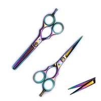 QNQ professionnel japonais J2 salon de coiffure ciseaux ciseaux de haute qualité 6.5 pouces ciseaux de coiffure Kit complet