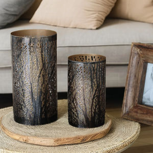 Hot Selling <b>Set</b> of 2 Handmade Customized Black Metal Votive Holder <b>Candle</b> Stand Unique Home Decorative Item for Christmas Easter - Product Image 3