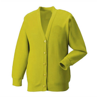 Cardigans tricotés épais anti-plis à col en V pour hommes, avec logos brodés personnalisés sur le devant, en tissu doux, pour l'hiver, pour les fraternités et les sororités, à boutons