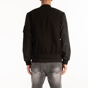 Wholesale <b>Lightweight</b> Softshell Nylon Canvas Satin Puffer <b>Jacket</b> for <b>Men</b> Custom Logo <b>Waterproof</b> Bomber <b>Jacket</b> Long Length - Product Image 3