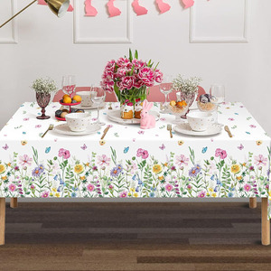2023 chemin de table de style unique OEM fabriqué en usine différentes tailles couleurs couverture de table en tissu imprimé prix bon marché disponible - Product Image 3