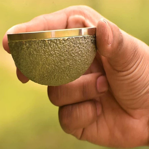 Cuenco de masaje redondo de cobre hecho a mano con acabado liso para spa de pies multifuncional, pedicura y tratamiento cosmético - Product Image 6