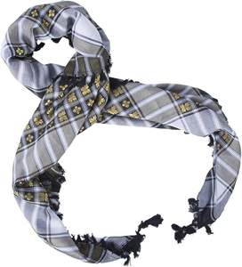 Bufanda táctica Shemagh de algodón 100%, patrón sólido, protección exterior y estilo inspirado en Arafat Kufiya para hombres y mujeres - Product Image 3