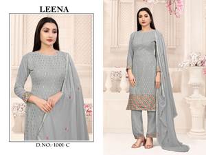 Les femmes musulmanes portent Eid & Ramzan Mois Spécial Haute Qualité Low Budget Pakistanais Salwar Kameez Avec Dupatta 3pcs - Product Image 4
