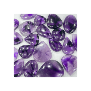 Cabujón de Amatista Estrella Púrpura de Alta Calidad, Gema Natural de Forma Libre, Tamaño Mixto de 20 a 40 mm, Piedra para Joyería - Product Image 4
