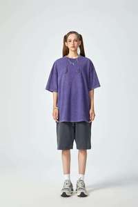 เสื้อยืดลำลองผ้าฝ้ายออร์แกนิคลาย100% สำหรับผู้ชายระบายอากาศน้ำหนักเบาพิมพ์ลายซิลค์สกรีนคุณภาพสูง - Product Image 3